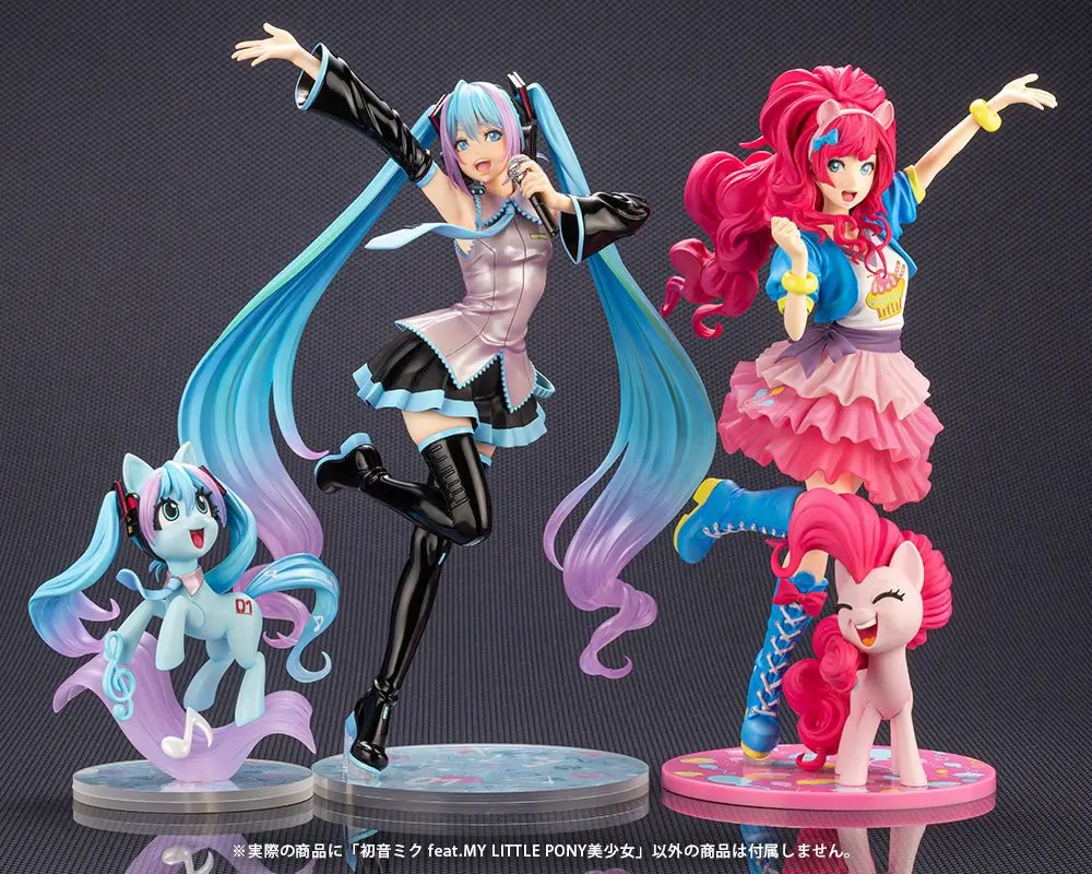 Mein kleines Pony feat. Hatsune Miku Bishoujo PVC Statue 1/7 Hatsune Miku Pony 22 cm Produktfoto