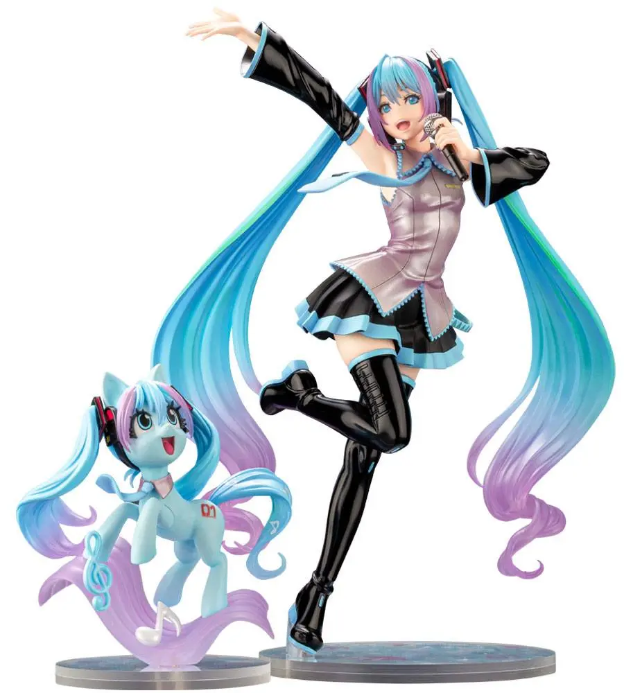 Mein kleines Pony feat. Hatsune Miku Bishoujo PVC Statue 1/7 Hatsune Miku Pony 22 cm Produktfoto