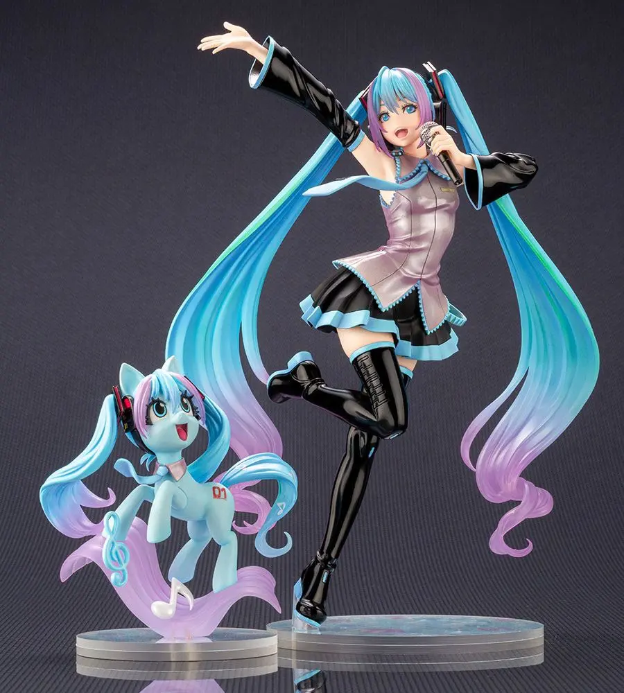 Mein kleines Pony feat. Hatsune Miku Bishoujo PVC Statue 1/7 Hatsune Miku Pony 22 cm Produktfoto