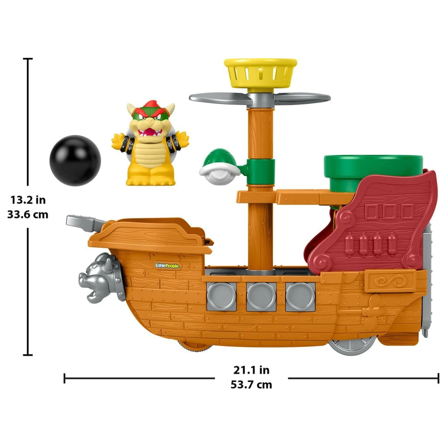 My Mario Kleine Leute Spielset Bowser's Airship Produktfoto