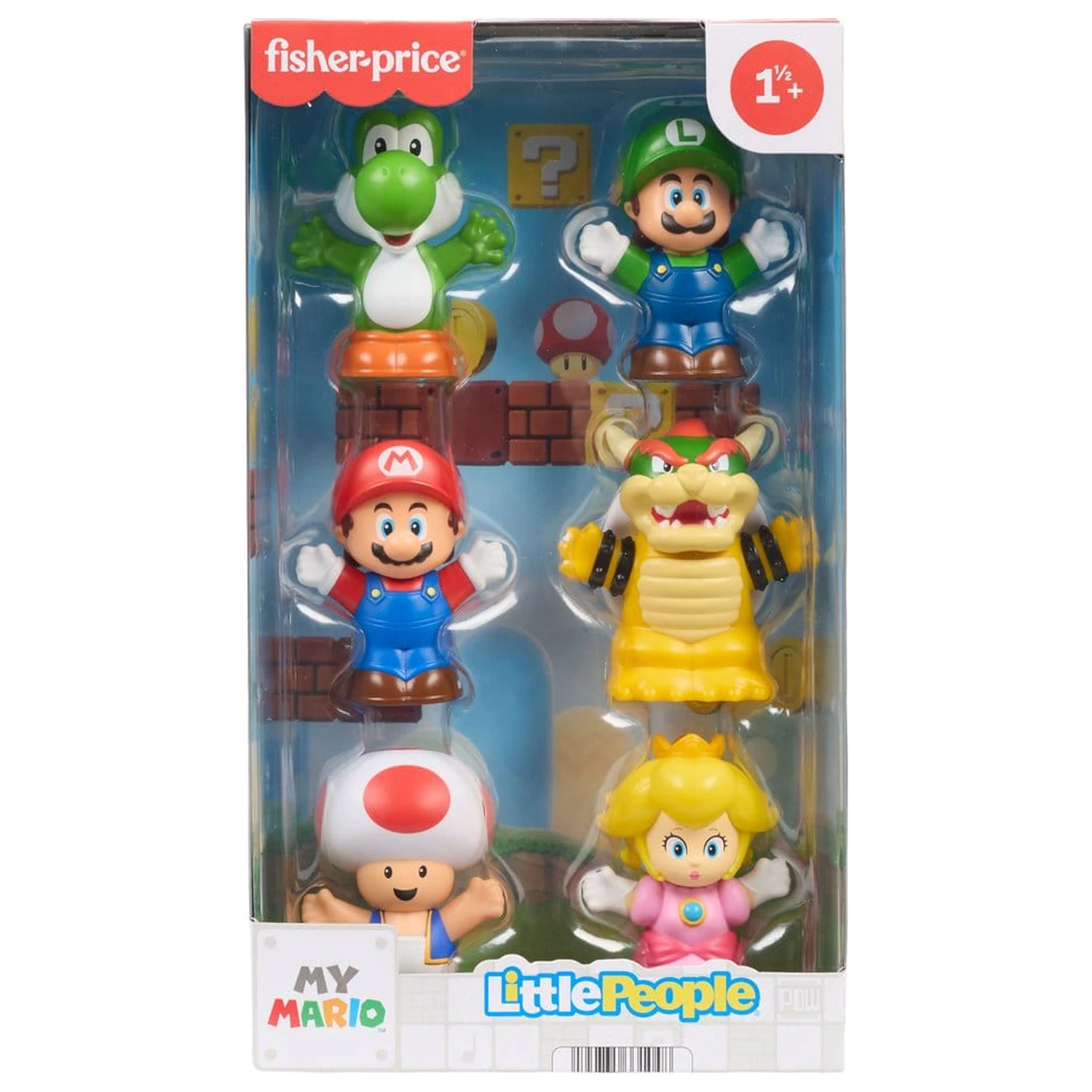 My Mario Little People Sammler Mini Figur 6er-Pack 7 cm Produktfoto