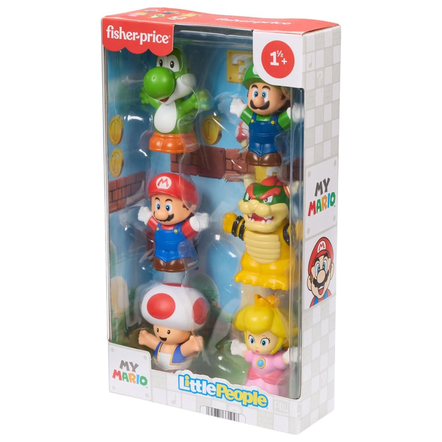 My Mario Little People Sammler Mini Figur 6er-Pack 7 cm Produktfoto