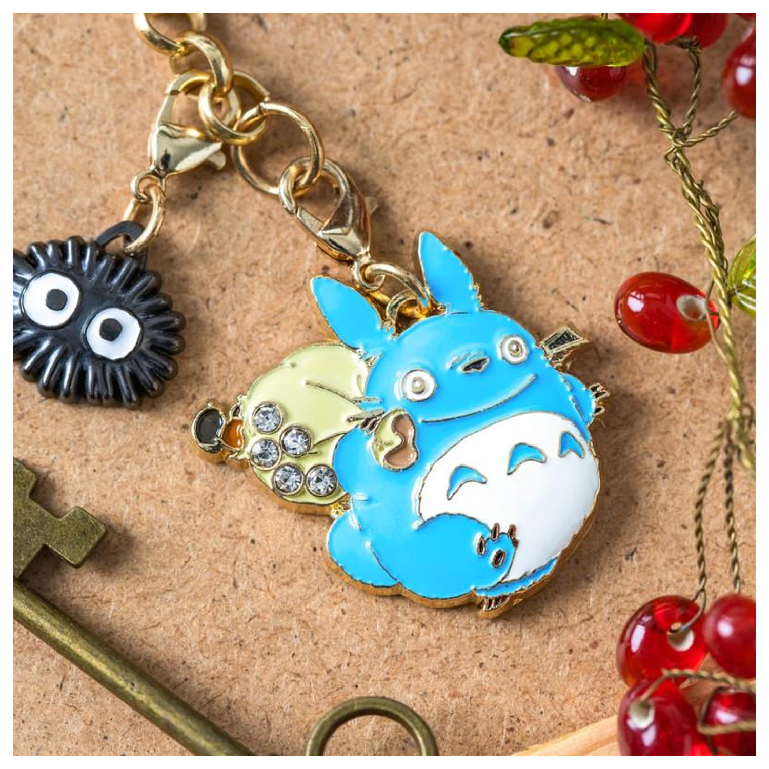 My Neighbor Totoro Blue Totoro Chainette Charms Produktfoto