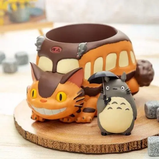 Mein Nachbar Totoro Diorama / Aufbewahrungsbox Catbus & Totoro termékfotó