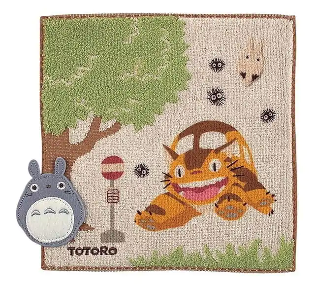 Mein Nachbar Totoro Mini-Handtuch Bus Stop 25 x 25 cm Produktfoto