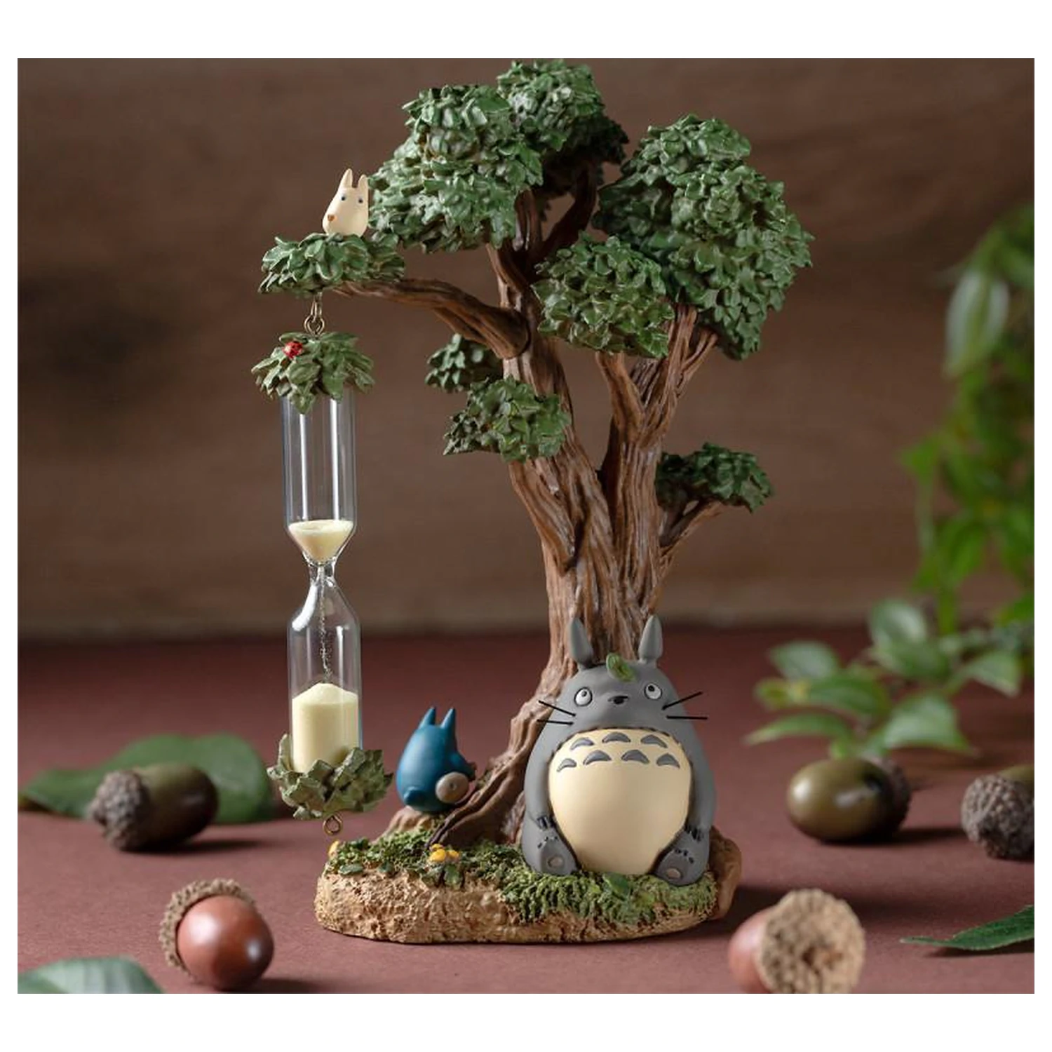 My Neighbor Totoro Camphrier & Totoro Diorama Sanduhr 16cm Produktfoto