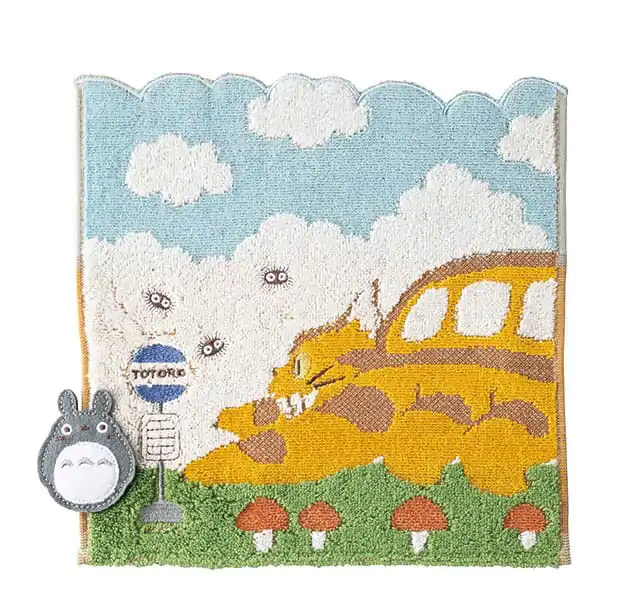 Mein Nachbar Totoro Mini-Handtuch Catbus on it's way 25 x 25 cm Produktfoto