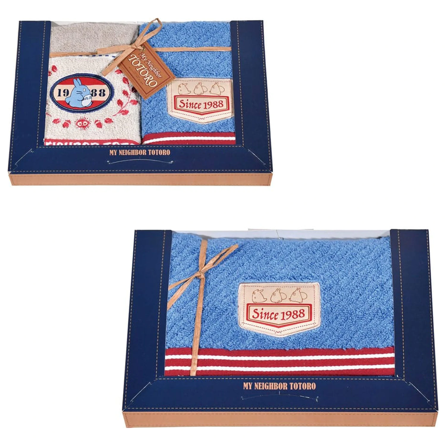My Neighbor Totoro Handtuch 3er-Set Denim stitching Produktfoto