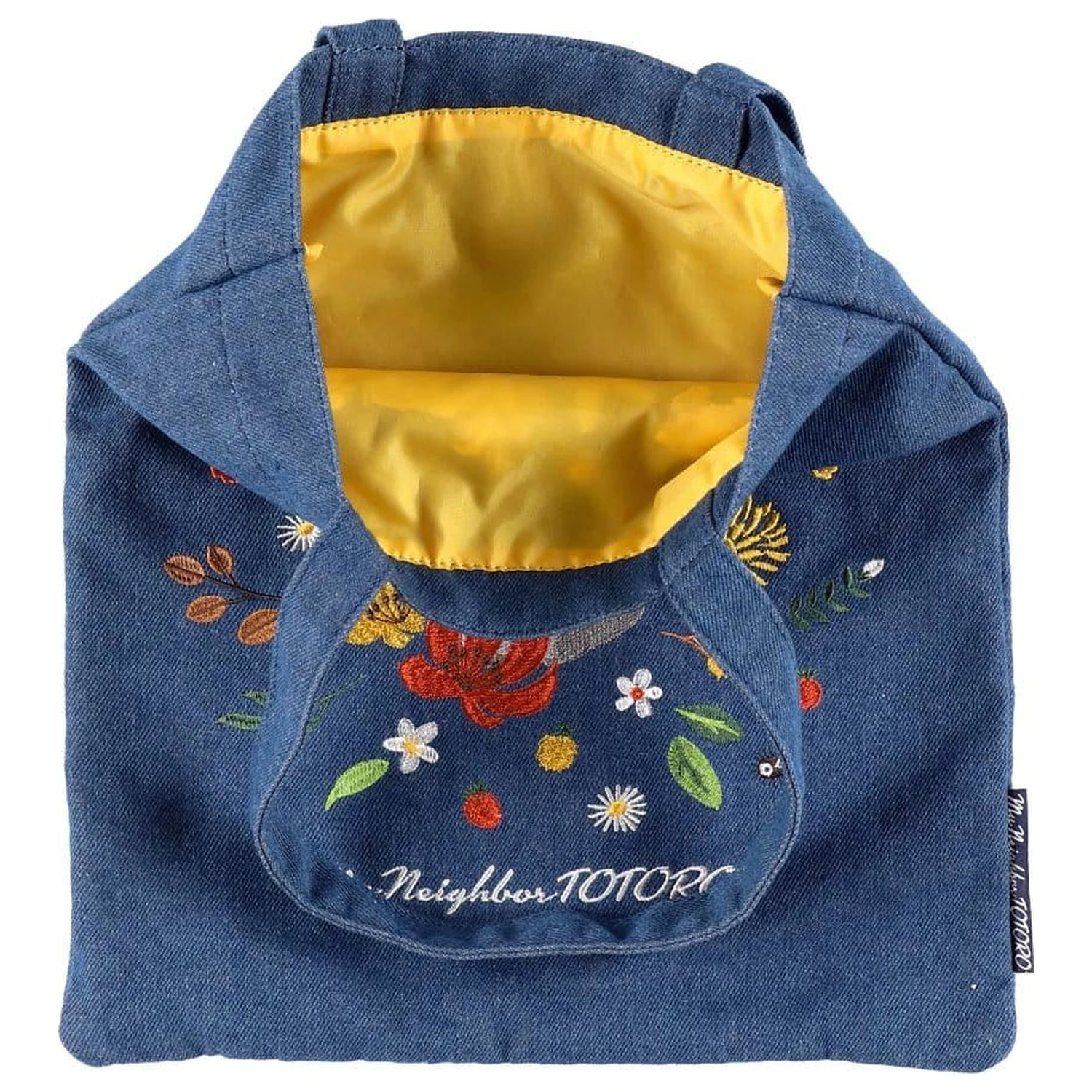 My Neighbor Totoro Tragetasche Denim Totoro & Flower Wreath Produktfoto