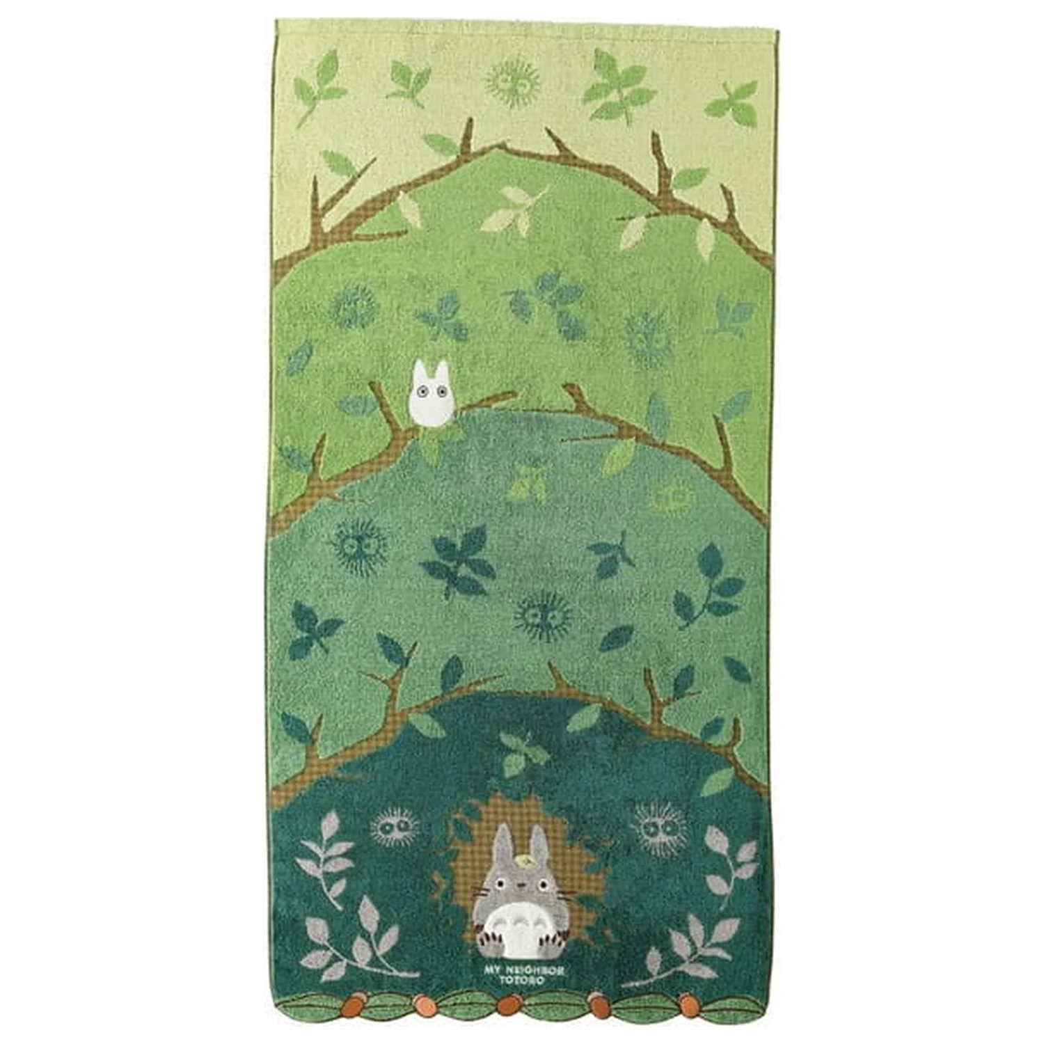 My Neighbor Totoro Großes Badetuch Totoro Forest Tunnel 60 x 120 cm Produktfoto