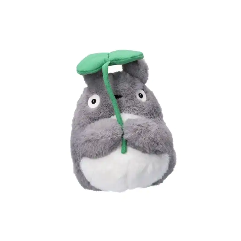 Mein Nachbar Totoro Nakayoshi Plüschfigur Big Totoro with leaf 21 cm termékfotó