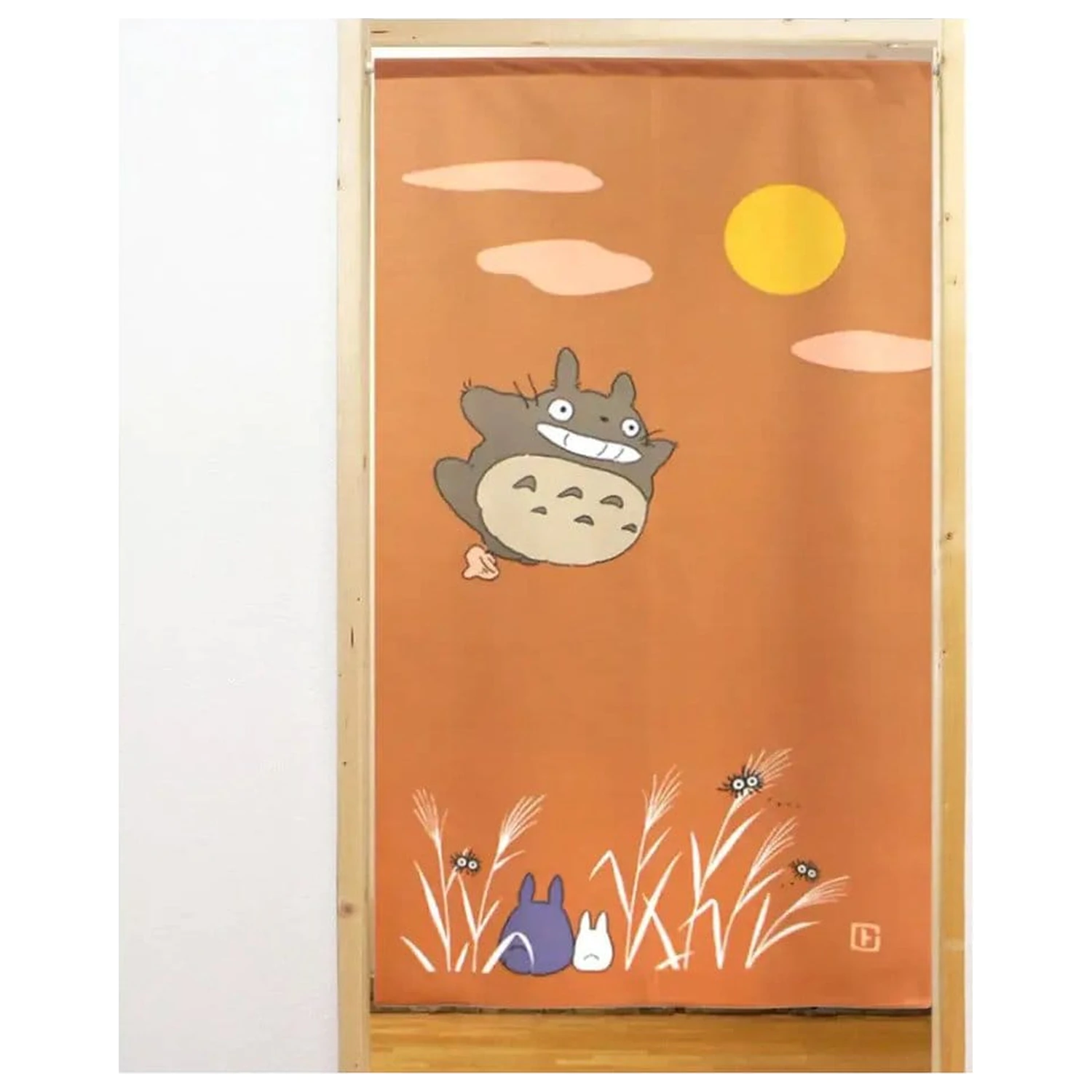 My Neighbor Totoro Noren Vorhang Together under the moon Produktfoto