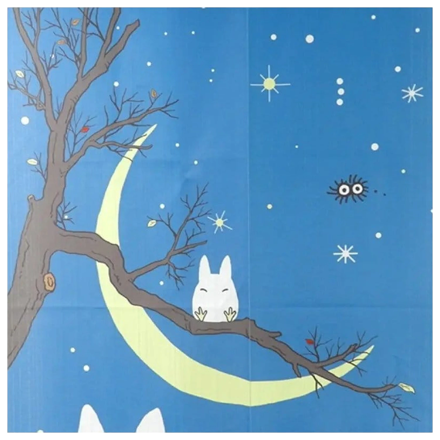 My Neighbor Totoro Noren Vorhang Totoro & snowman Produktfoto