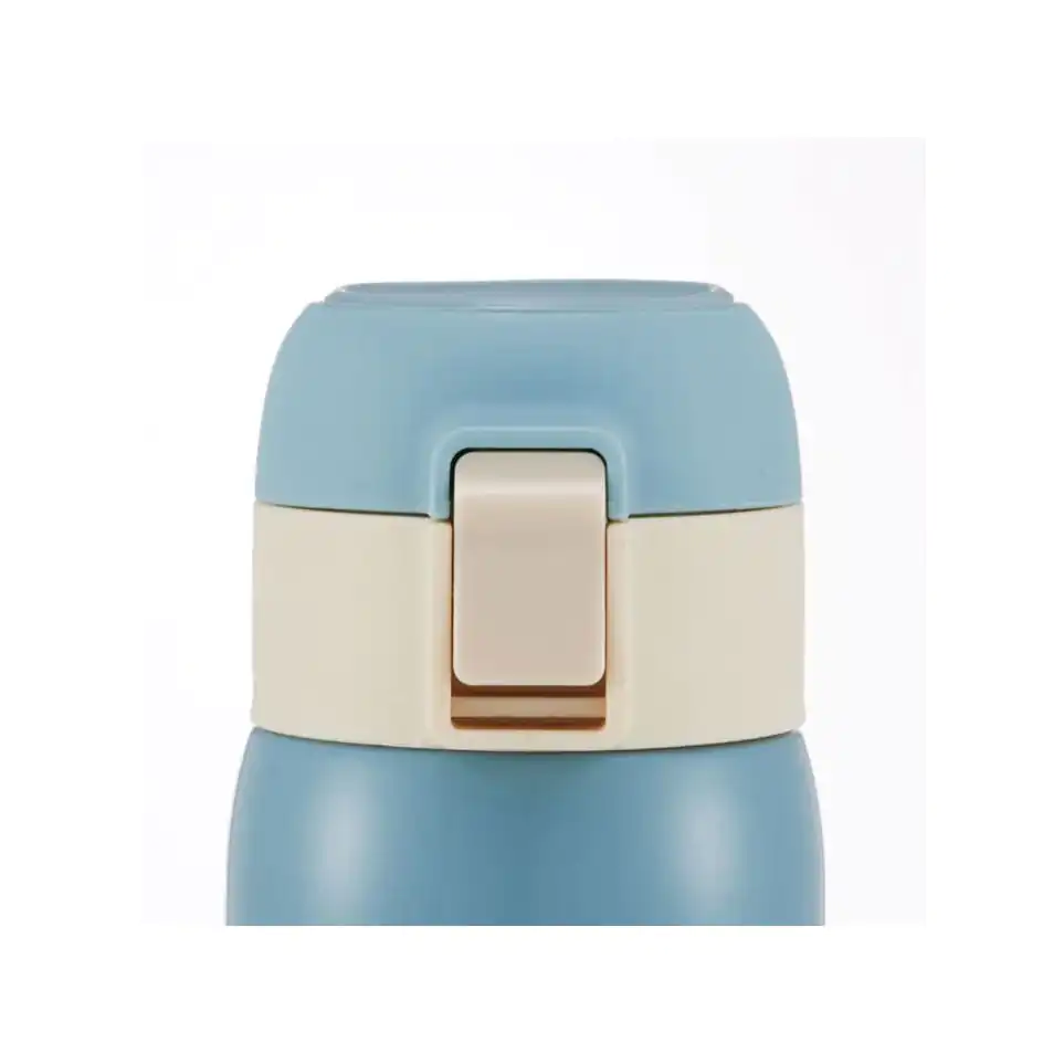 Mein Nachbar Totoro Trinkflasche One Push Mat Blue 350ml Produktfoto