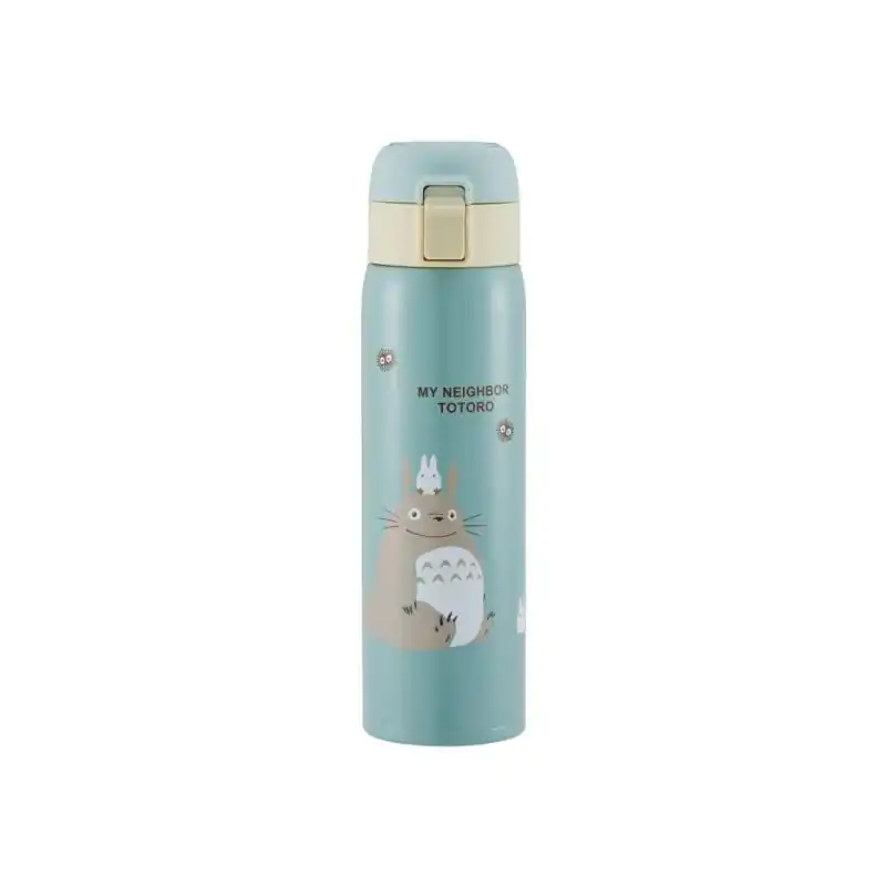 Mein Nachbar Totoro Trinkflasche One Push Mat Light Green 480 ml Produktfoto