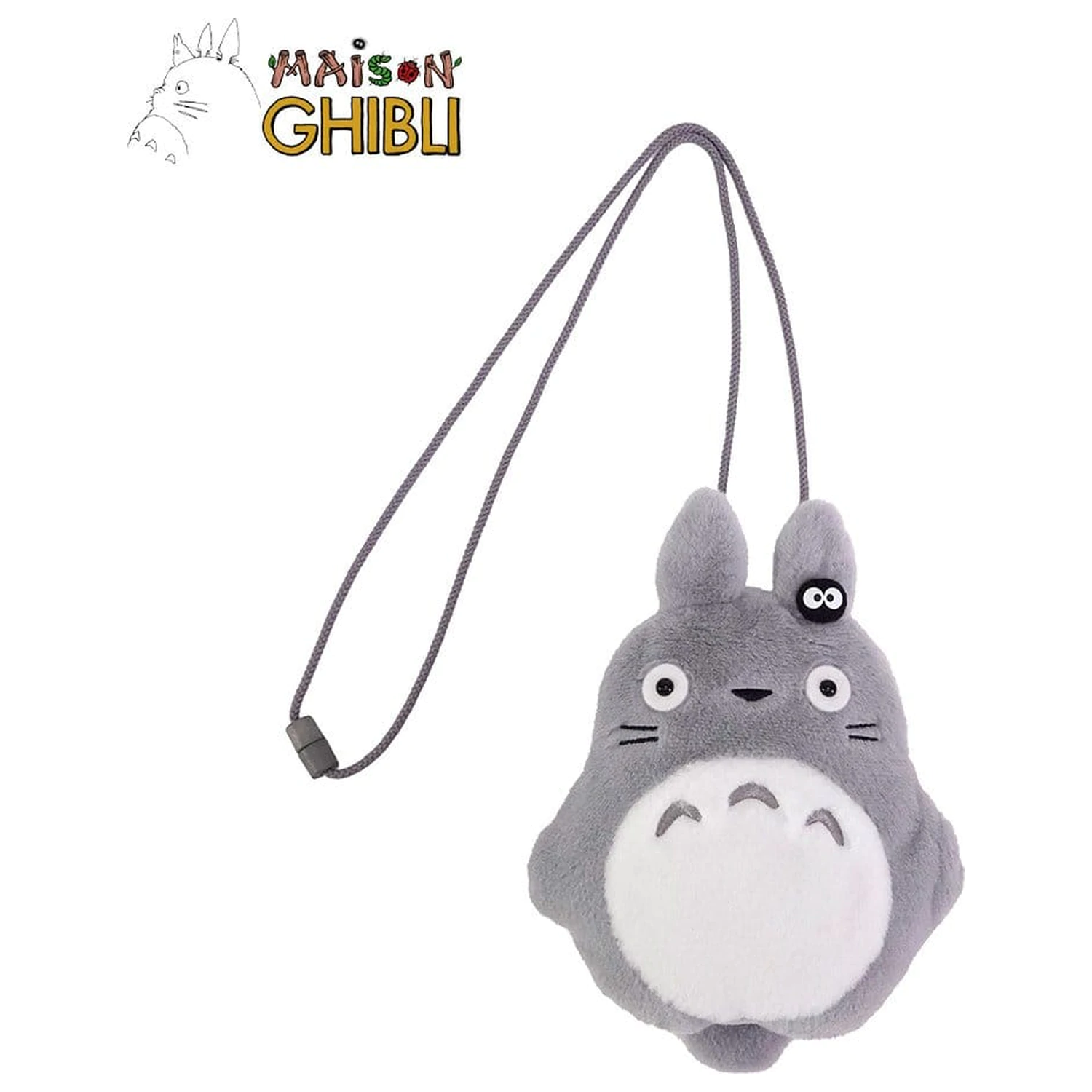 My Neighbor Totoro Plüsch Beutel mit Kordeln Big Totoro 20 x 15 cm Produktfoto