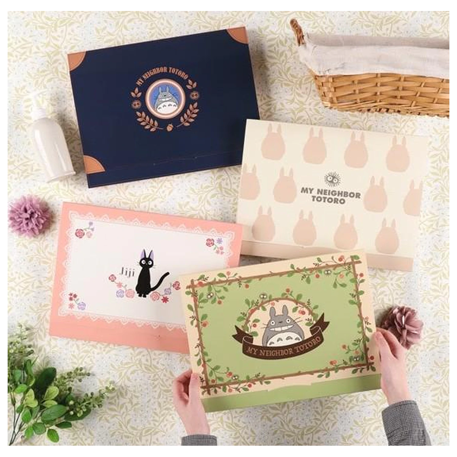 My Neighbor Totoro Totoro Denim Stitch Handtuch Set Produktfoto