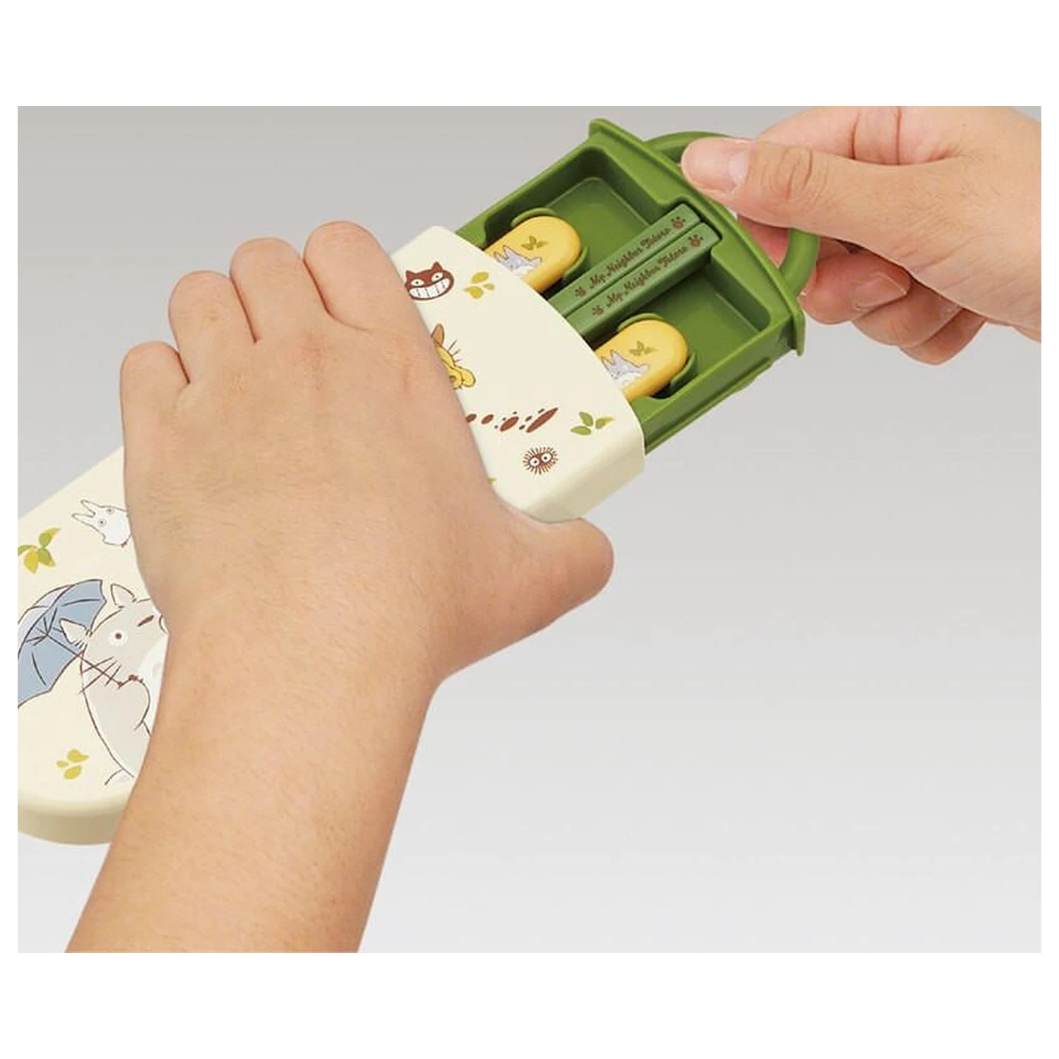 My Neighbor Totoro Totoro Essstäbchen Löffel und Gabel Set Produktfoto