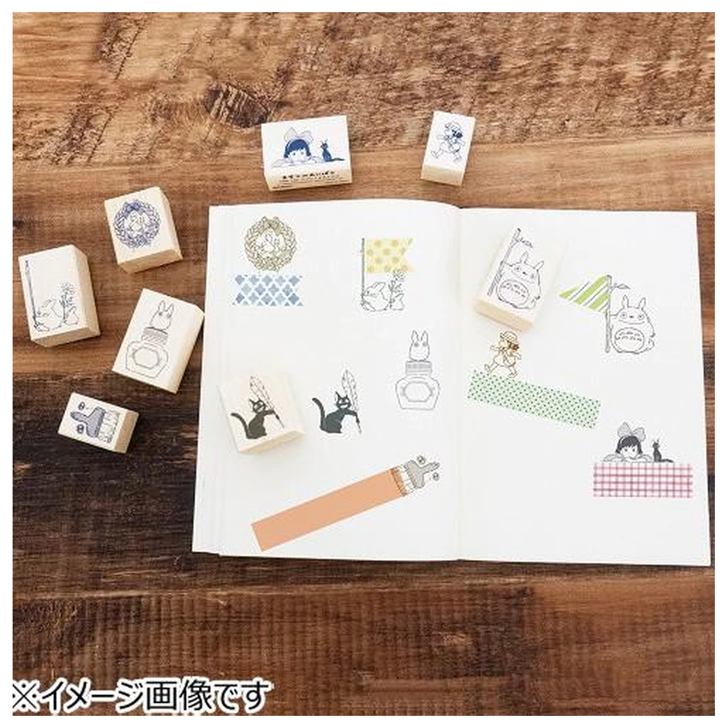 My Neighbor Totoro Totoro hölzerne Stempel Produktfoto
