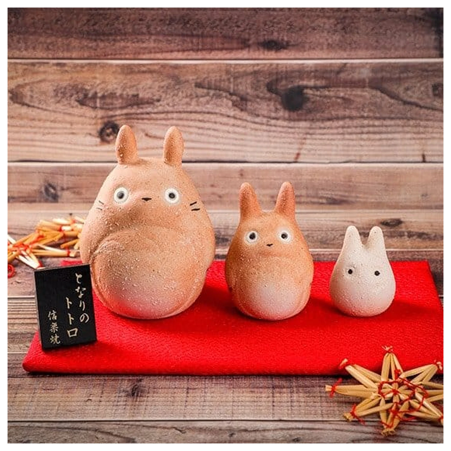 My Neighbor Totoro Statue 3er-Pack Totoro Shigaraki Produktfoto