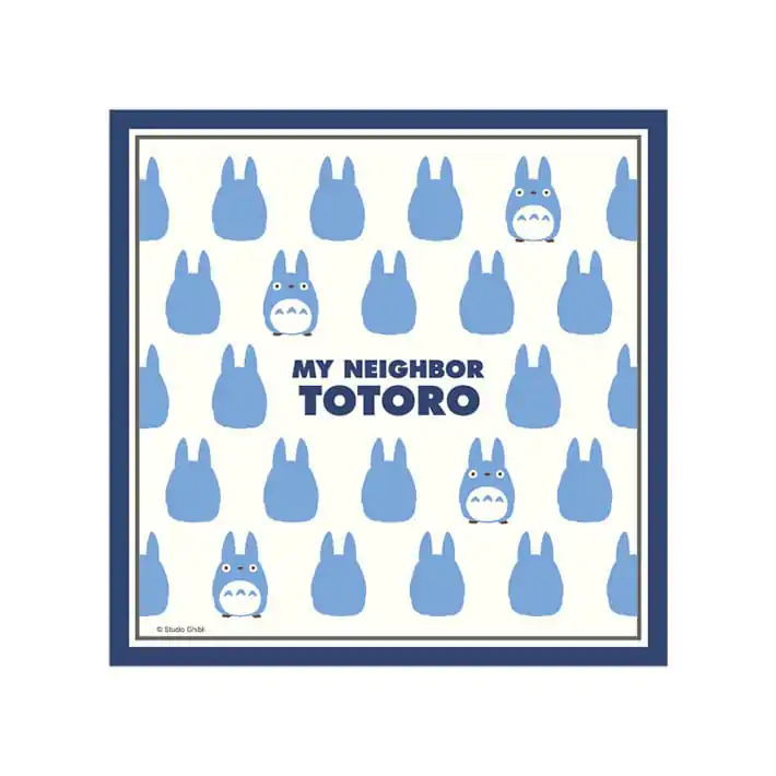 Mein Nachbar Totoro Taschentuch Totoro Silhouette Blue 43 x 43 cm Produktfoto