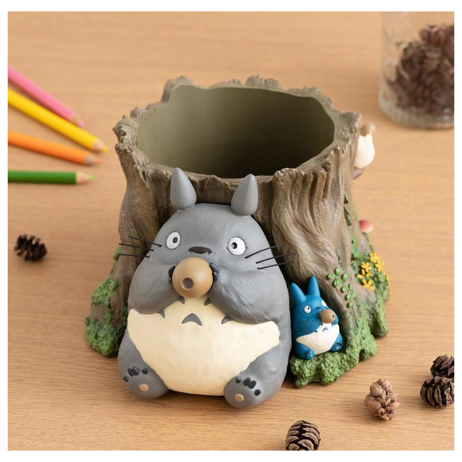 My Neighbor Totoro Totoro Baumstamm Planter Diorama 17,5 cm Produktfoto