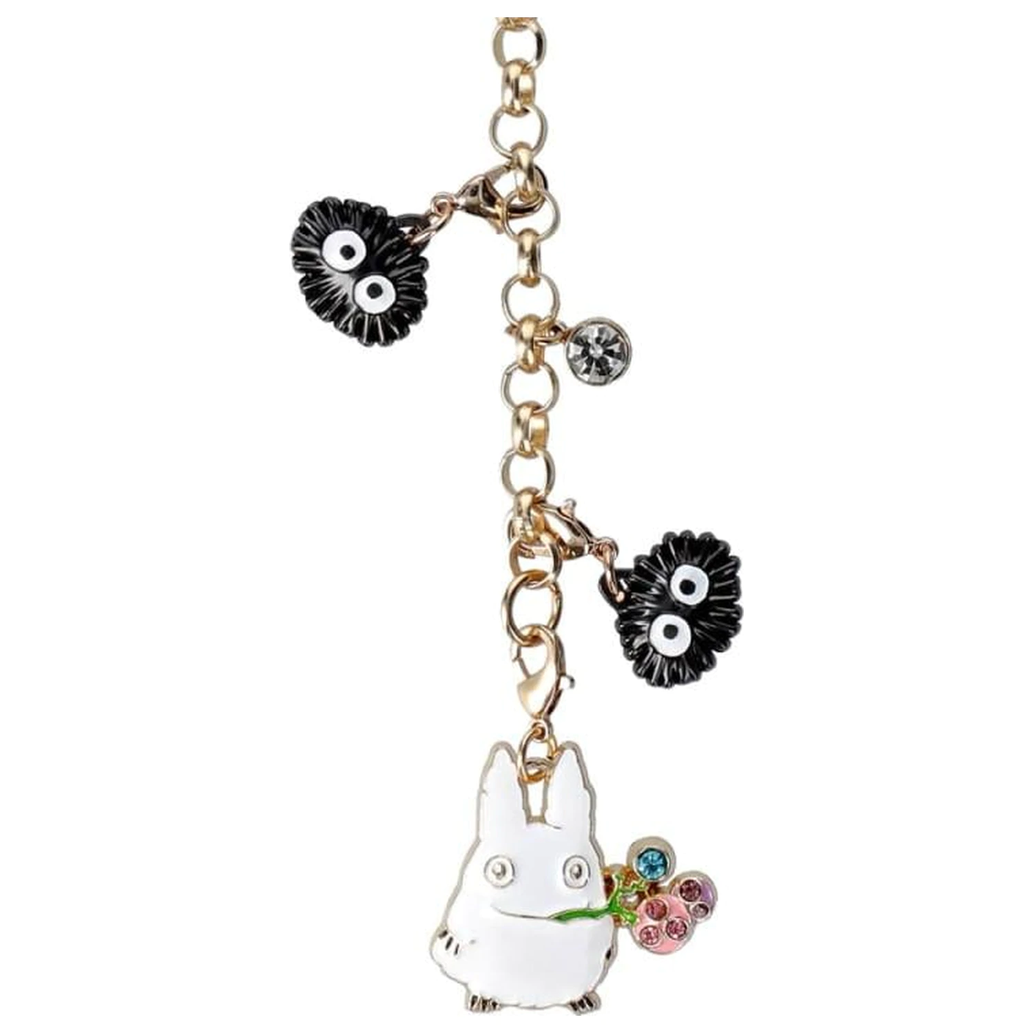 My Neighbor Totoro Weißer Totoro & Früchte Chainette Charms Produktfoto