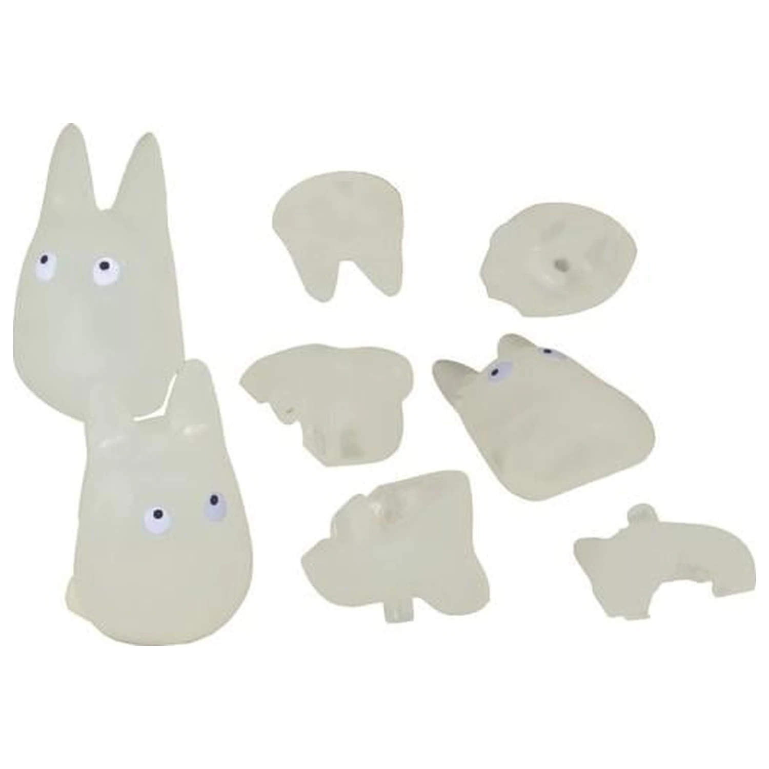 My Neighbor Totoro White Totoro Kumukumu Figur 4,5 cm Produktfoto