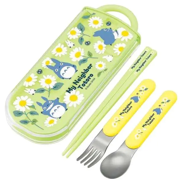 Mein Nachbar Totoro Essstäbchen & Löffel & Gabel Set Daisies termékfotó