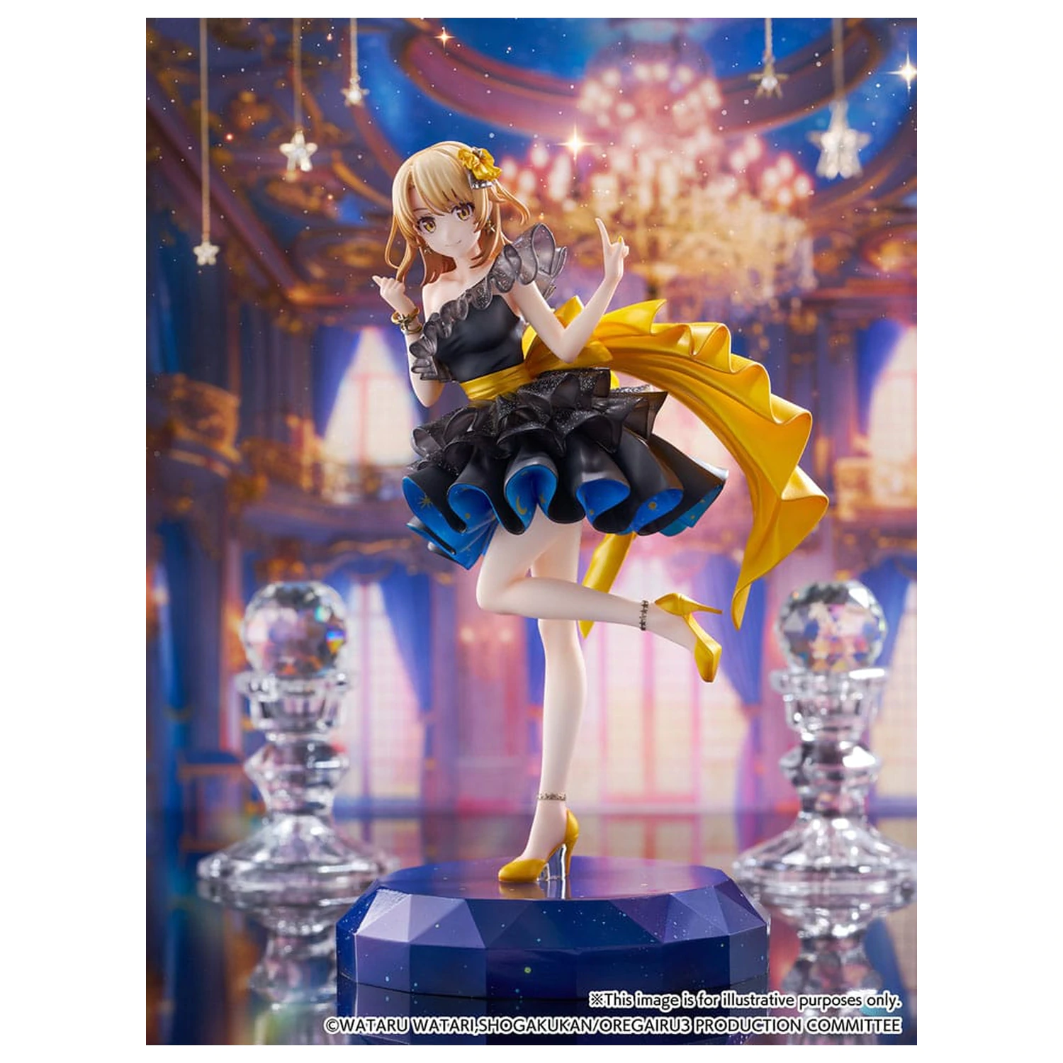 My Youth Romantic Comedy Is Wrong As I Expected. Final SHIBUYA SCRAMBLE FIGURE PVC Statue 1/7 Iroha Isshiki Starry Dress Ver. 24 cm Produktfoto