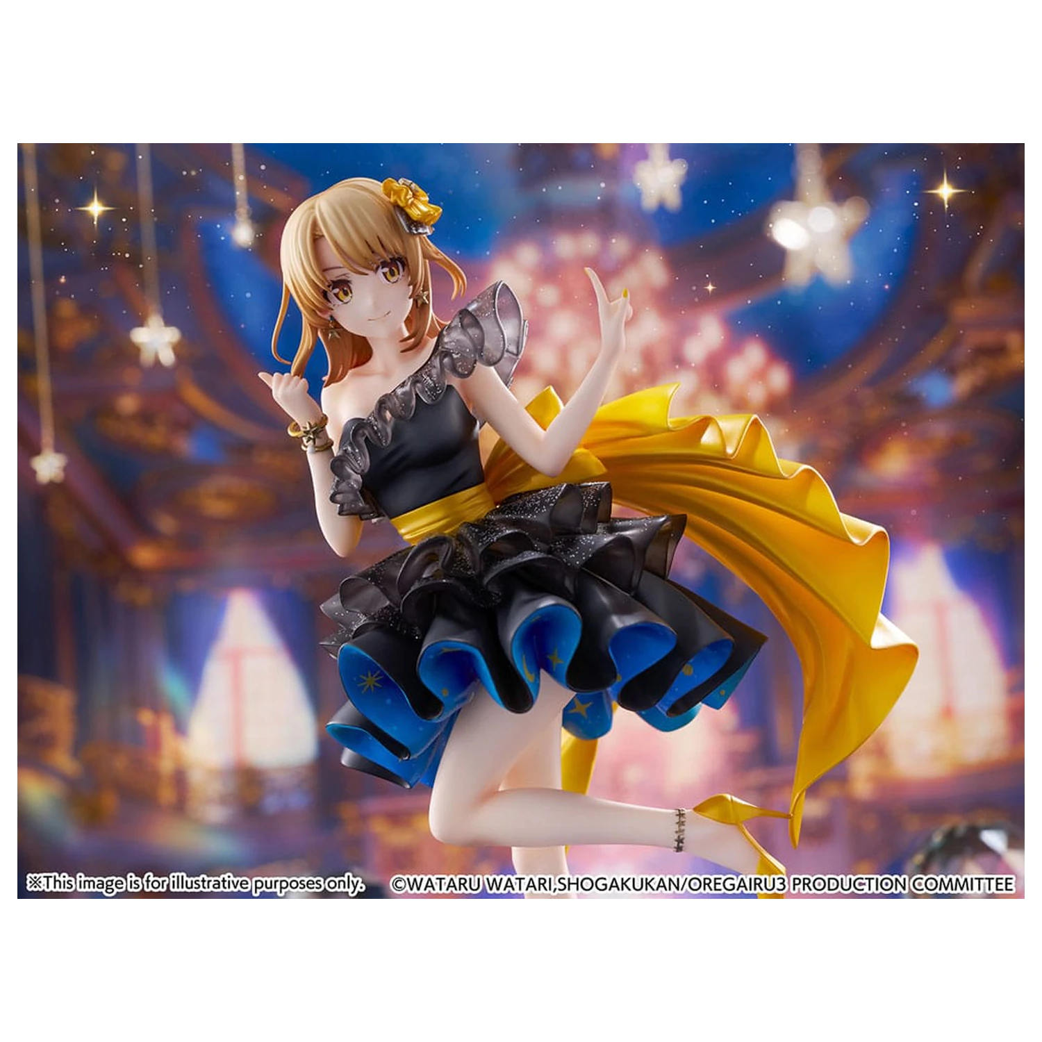 My Youth Romantic Comedy Is Wrong As I Expected. Final SHIBUYA SCRAMBLE FIGURE PVC Statue 1/7 Iroha Isshiki Starry Dress Ver. 24 cm Produktfoto