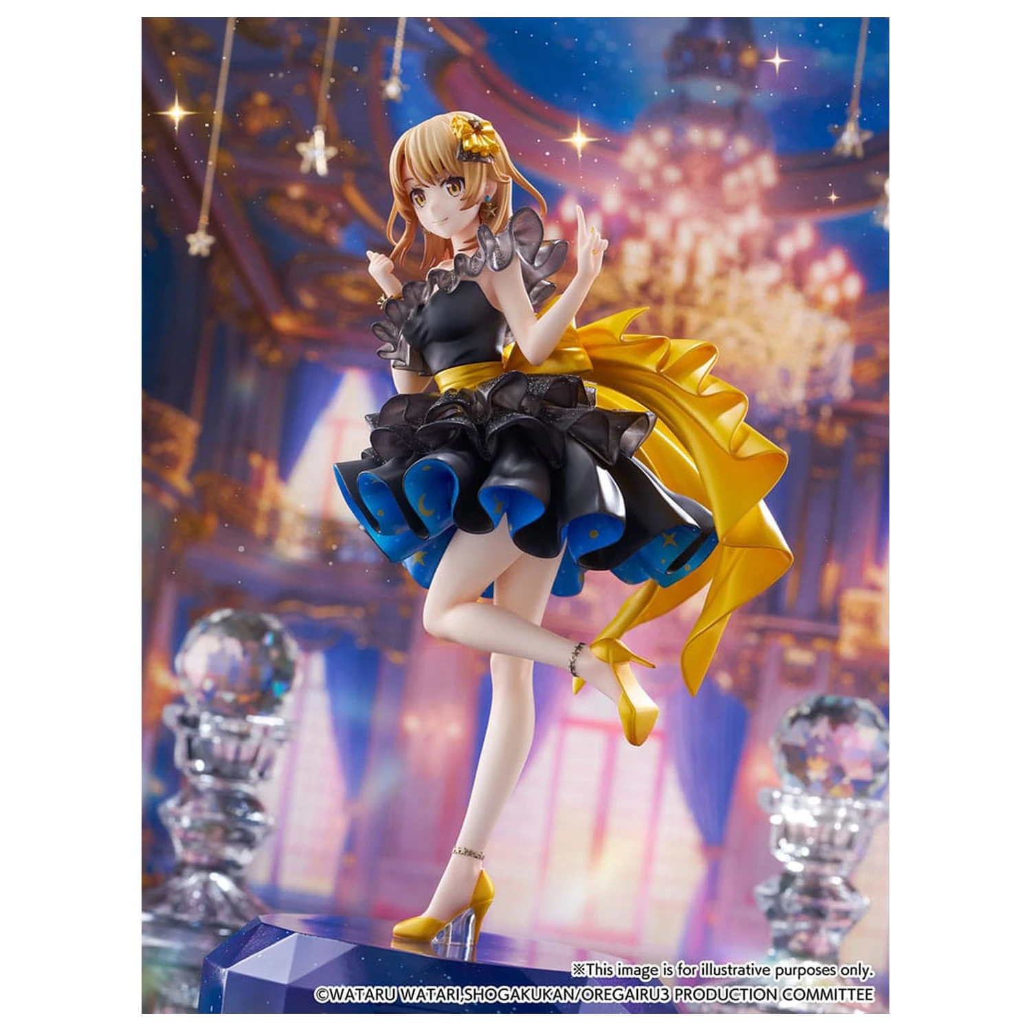 My Youth Romantic Comedy Is Wrong As I Expected. Final SHIBUYA SCRAMBLE FIGURE PVC Statue 1/7 Iroha Isshiki Starry Dress Ver. 24 cm Produktfoto
