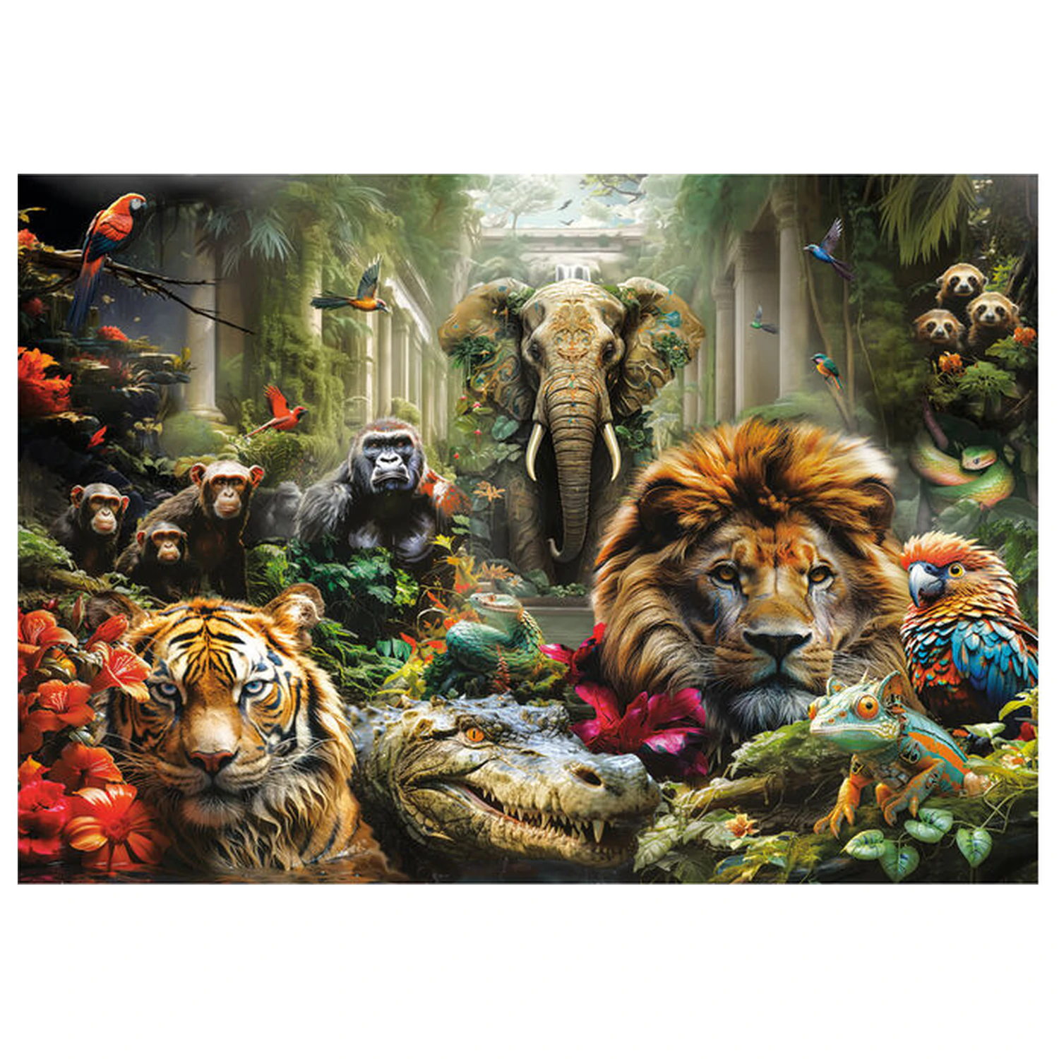 Mystic Jungle Puzzle 1000 Teile Produktfoto