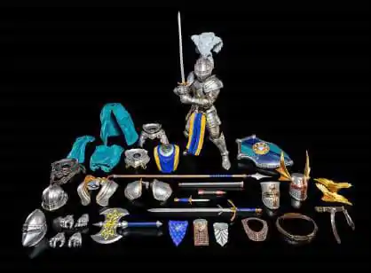 Mythic Legions: Ashes of Agbendor Actionfigur Blue Shield Solider Deluxe Builder Set Produktfoto
