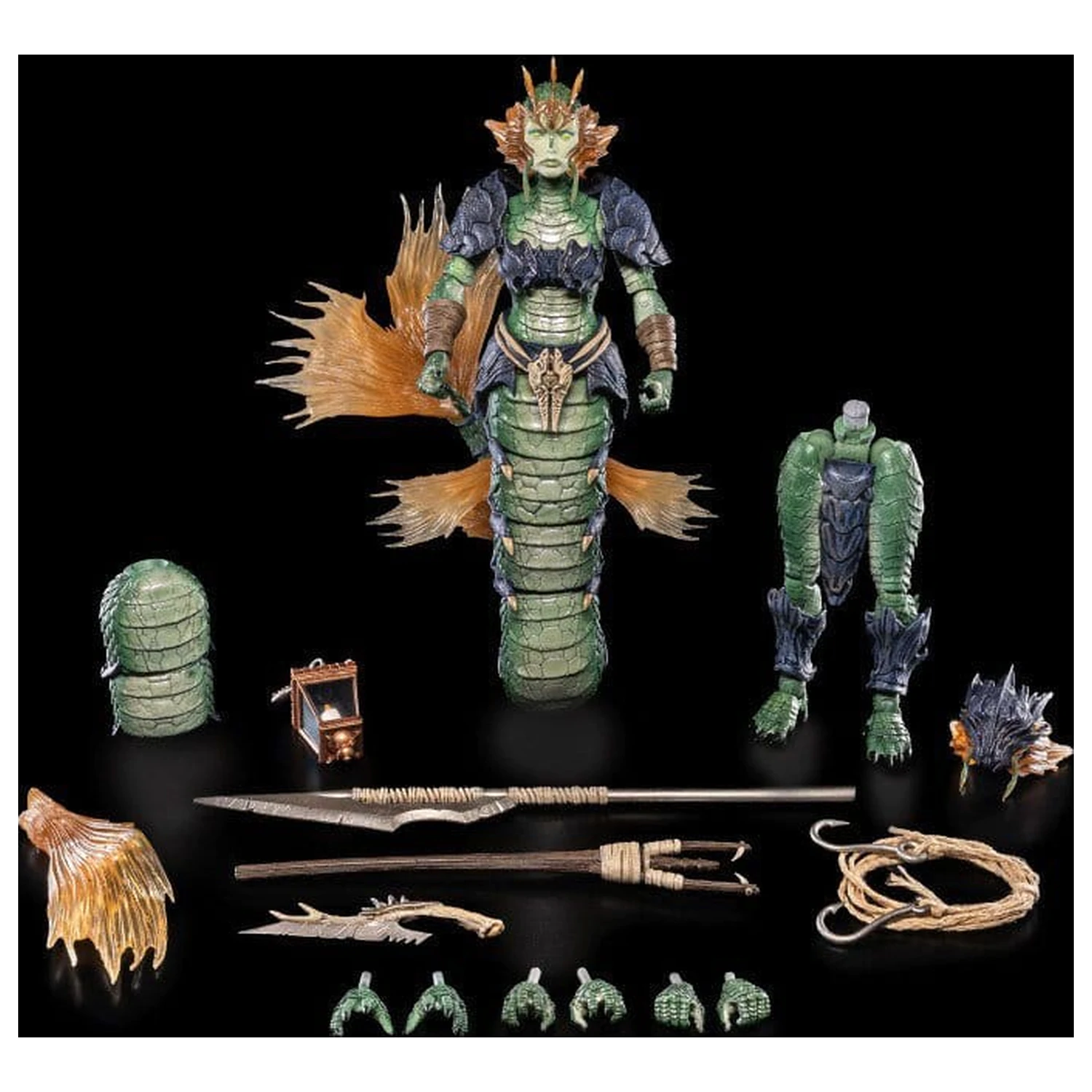 Mythic Legions: Dawns of Discovery Actionfigur Sireyn Opalscale Deluxe Produktfoto