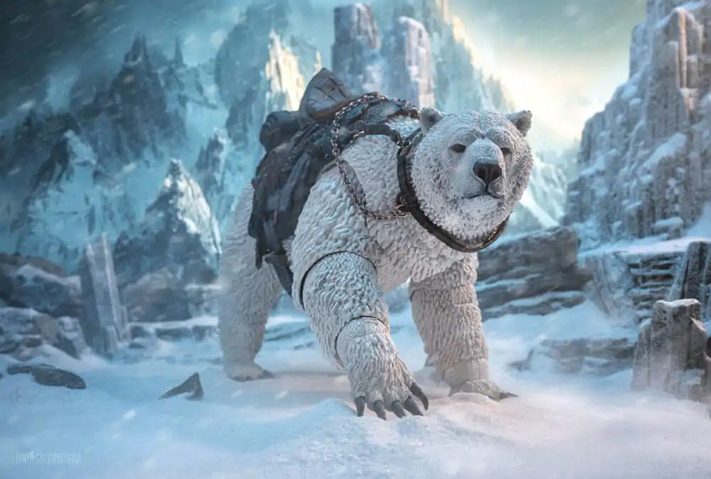 Mythic Legions Horror of Einsamall Action Figur Isbjorn Polar Bear Halterung Produktfoto