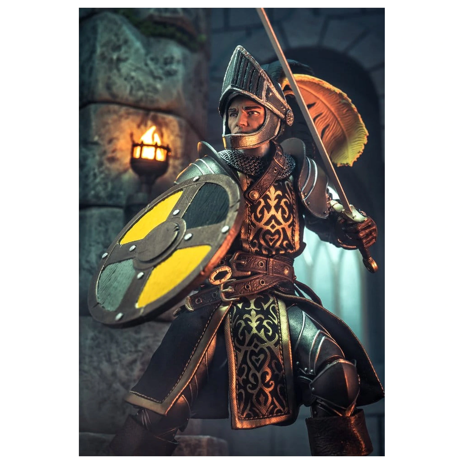 Mythic Legions Actionfigur Paladin/Cleric Heroic Deluxe 18 cm Produktfoto