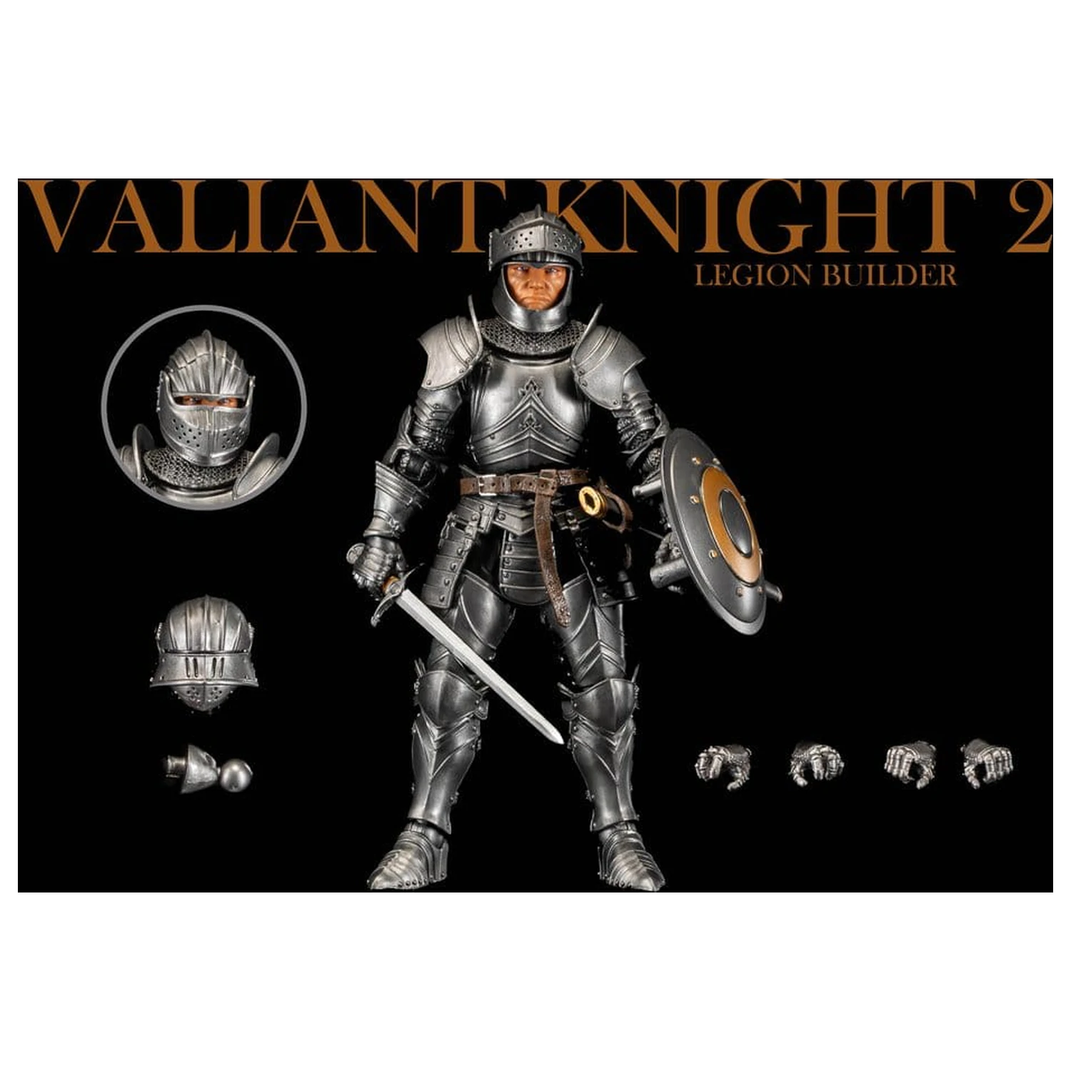 Mythic Legions: Reinforcement 3 Actionfigur Valiant Knight 2 Legion Builder Produktfoto