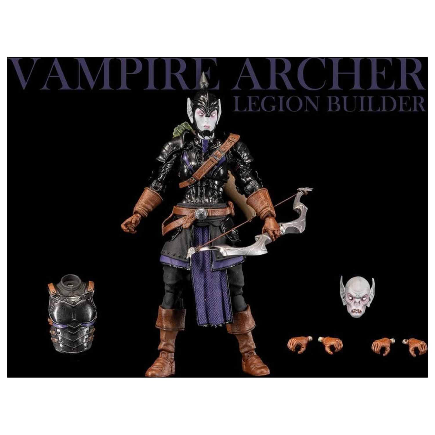 Mythic Legions: Reinforcement 3 Actionfigur Vampir Bogenschütze Legion Builder Produktfoto