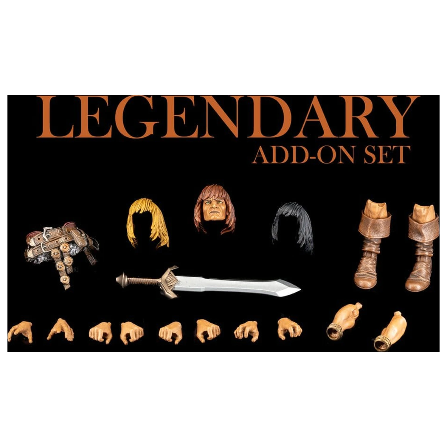 Mythic Legions: Reinforcement 3 Actionfigur Zubehör Legendäres Add-On Set Produktfoto