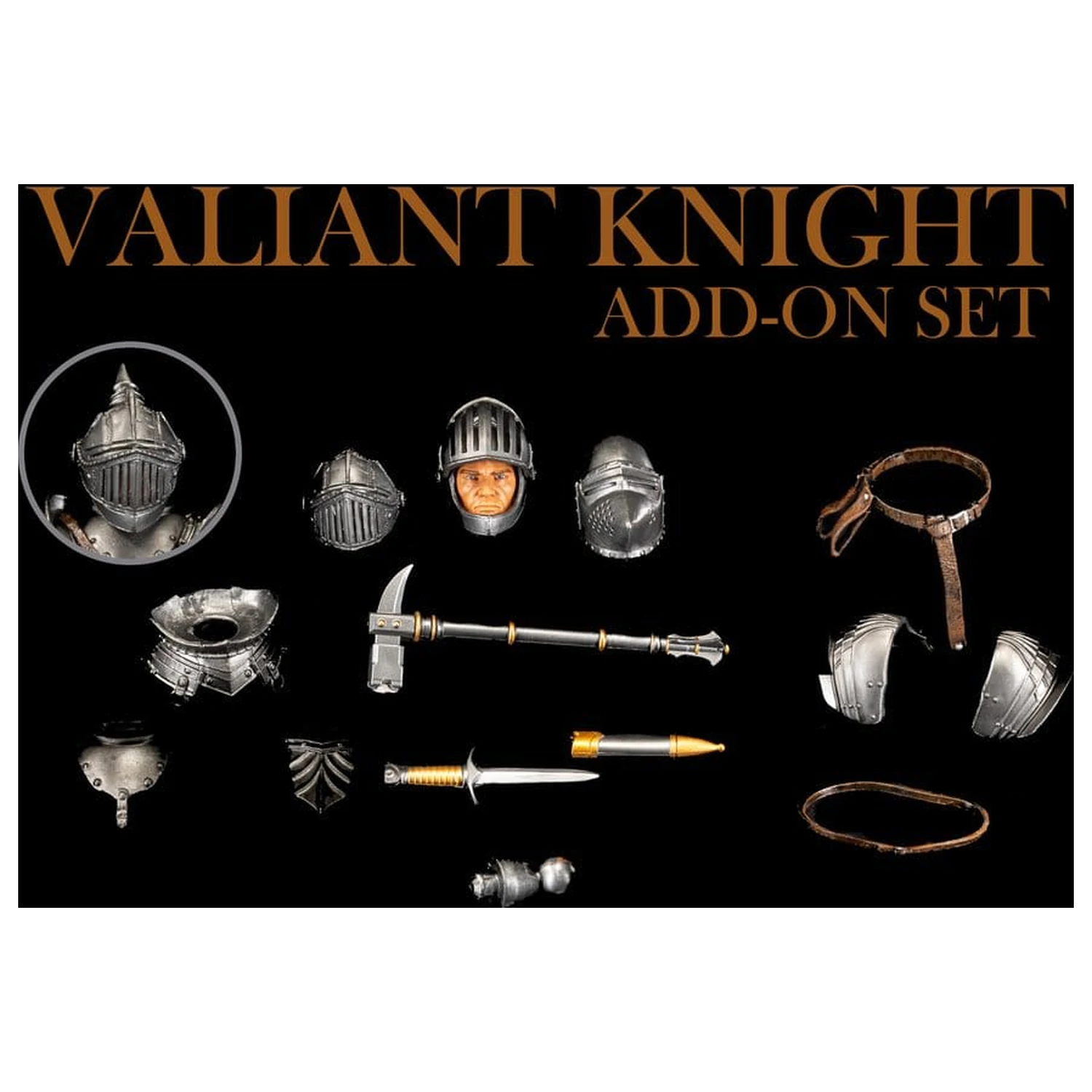 Mythic Legions: Reinforcement 3 Actionfigur Zubehör Valiant Knight Add-On Set Produktfoto
