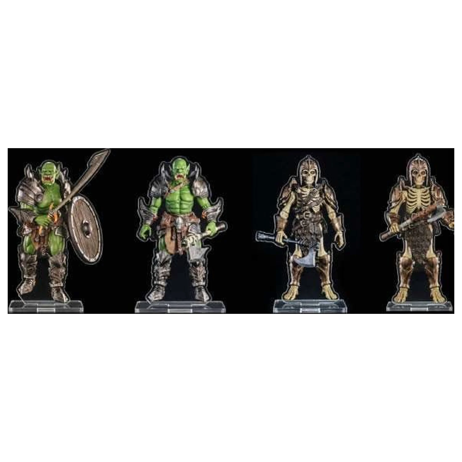 Mythic Legions Acryl Aufsteller 4er-Pack Villainous Set A 3 cm Produktfoto
