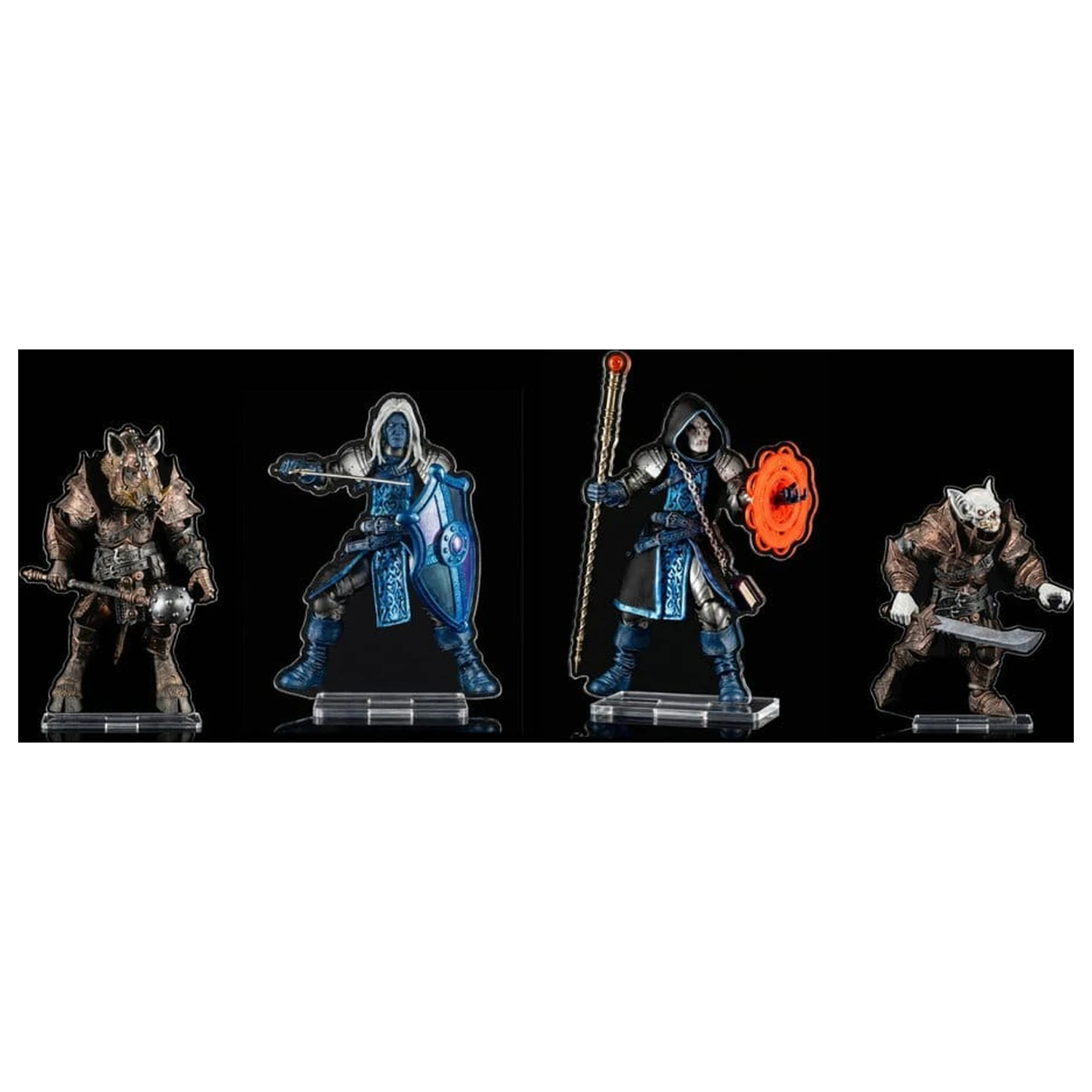 Mythic Legions Acryl-Figuren 4er-Pack Villainous Set B 3 cm Produktfoto