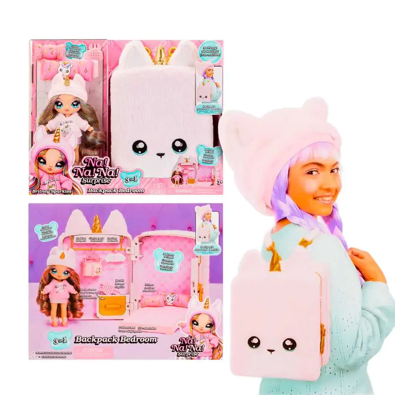 Na! Na! Na! Surprise Britney Sparkles mini Rucksack Spielset + Puppe termékfotó