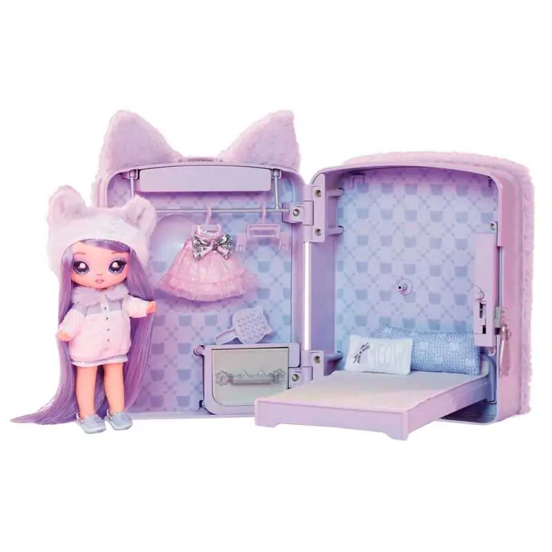 Na! Na! Na! Surprise Lilac Kitten mini Rucksack Spielset + Puppe termékfotó