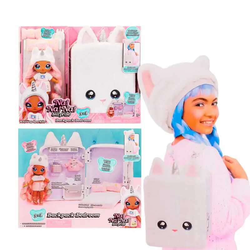 Na! Na! Na! Surprise Whitney Sparkles mini Rucksack Spielset + Puppe termékfotó