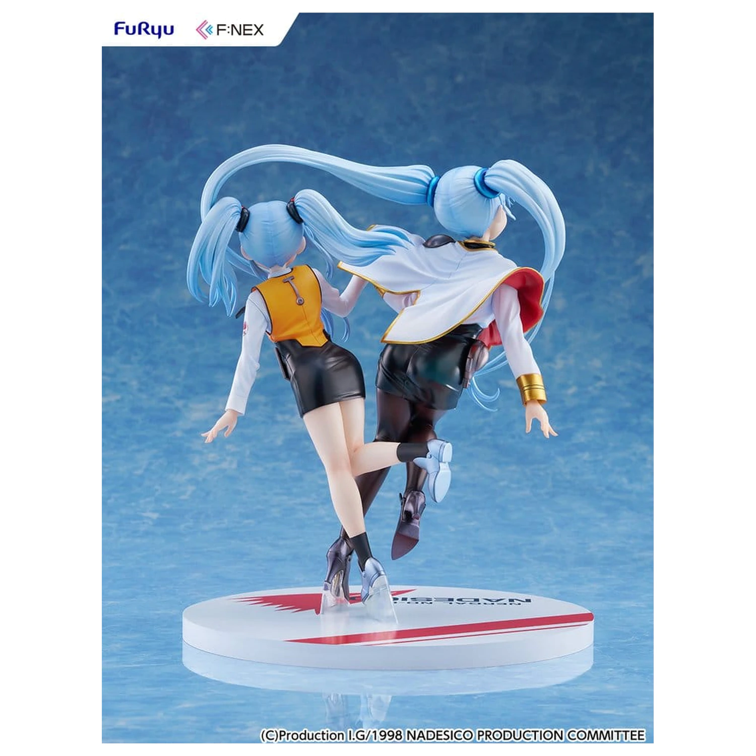 Nadesico the movie The prince of darkness PVC Figur 1/7 Ruri Hoshino double ruriruri Ver. 22 cm Produktfoto