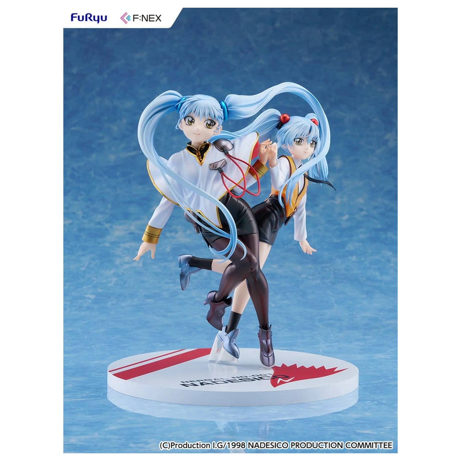 Nadesico the movie The prince of darkness PVC Figur 1/7 Ruri Hoshino double ruriruri Ver. 22 cm Produktfoto
