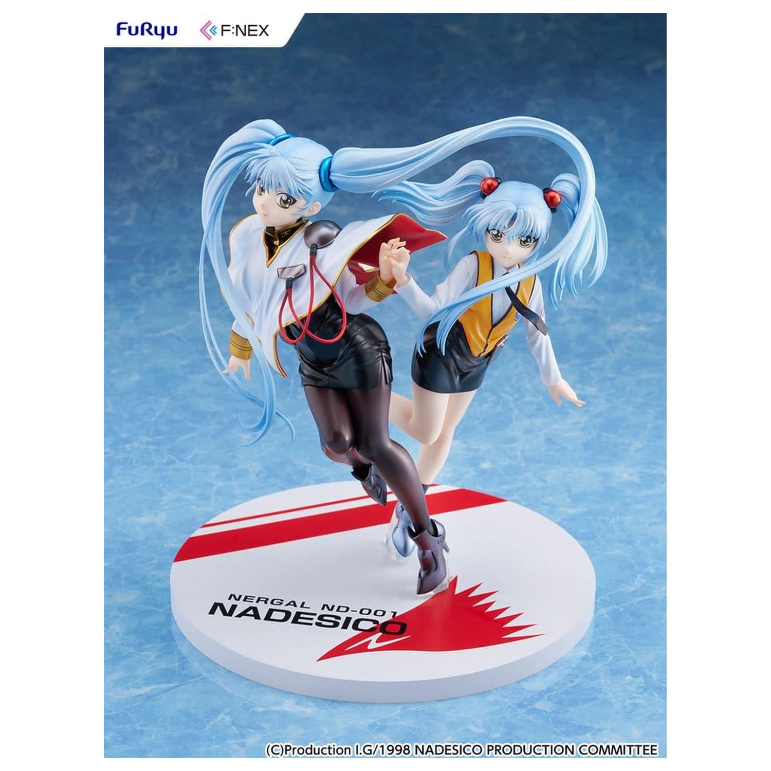 Nadesico the movie The prince of darkness PVC Figur 1/7 Ruri Hoshino double ruriruri Ver. 22 cm Produktfoto