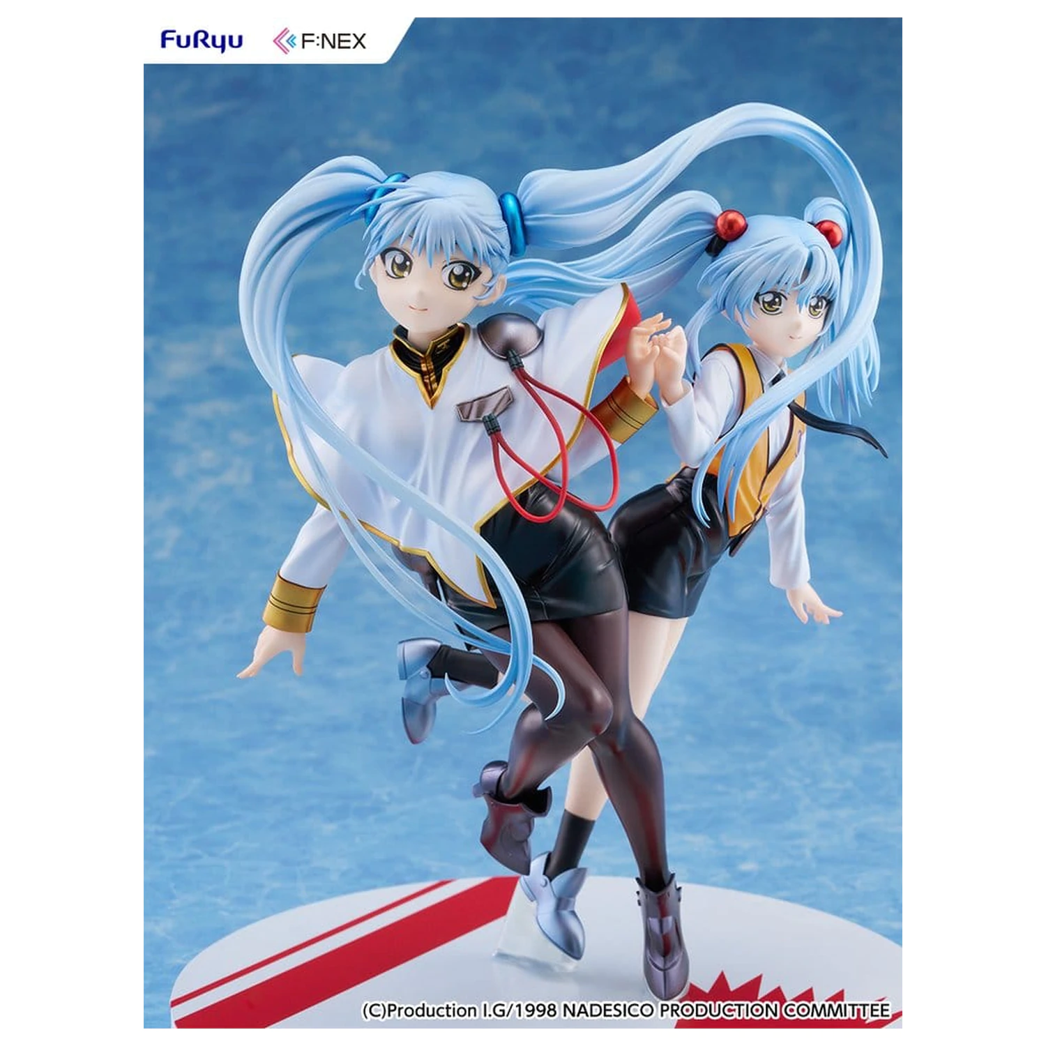 Nadesico the movie The prince of darkness PVC Figur 1/7 Ruri Hoshino double ruriruri Ver. 22 cm Produktfoto